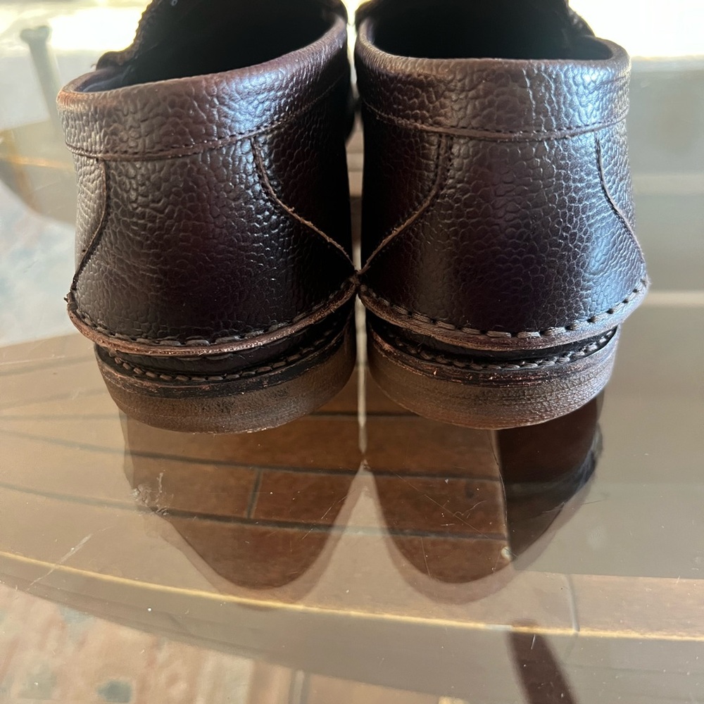 Salvatore Ferragamo Rich Brown Leather Men's Loafers - Picture 2 of 10